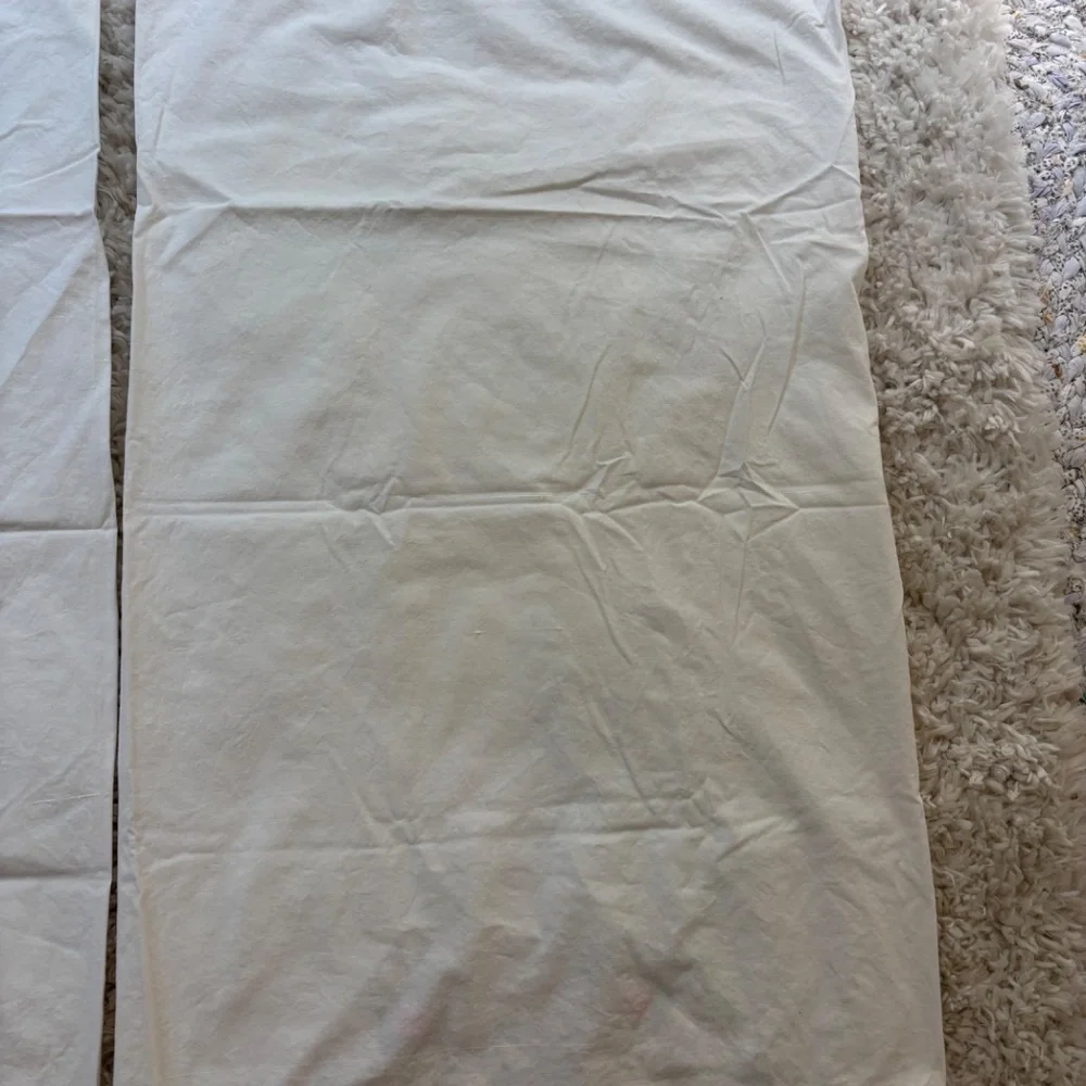 Vintage Floral Pillowcases/Sham Flowers Crochet Edge